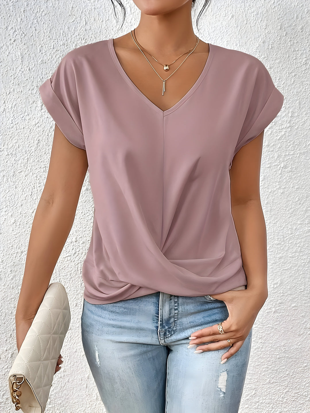 Adriana™ – Elegant Twist-Front Top