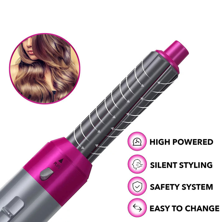 5 in 1 Magic hair straightener - Style your hair without damaging it