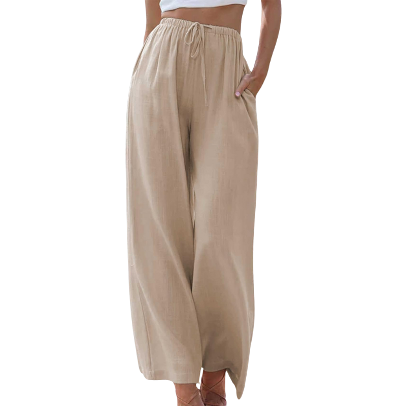 Adeline - Elegant trousers in cotton and linen