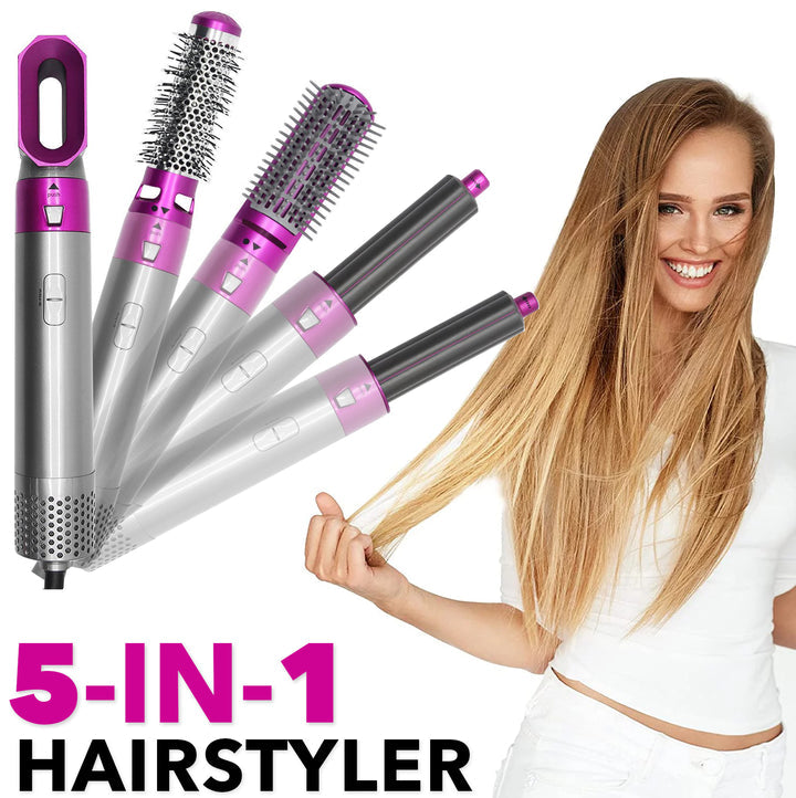 5 in 1 Magic hair straightener - Style your hair without damaging it